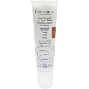 Avène Couvrance Correcting Fluid Foundation with High Tolerance 30mL 3.0 Sand