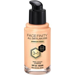 Max Factor Facefinity All Day Flawless 3 In 1 foundation #W33-crystal beige