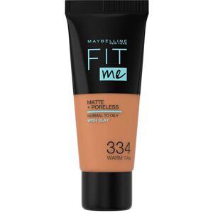 Maybelline Fit ME! MATTE+PORELESS foundation #334-warm tan