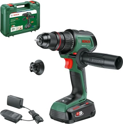 Bosch DIY AdvancedDrill 18V-80 QuickSnap cordless screw driller incl. case + rechargeable battery 2.5Ah (06039E2001)