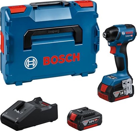 Bosch Professional GDR 18V-220 C cordless impact wrench incl. L-Boxx + 2 Batteries 5.0Ah (06019L6003)