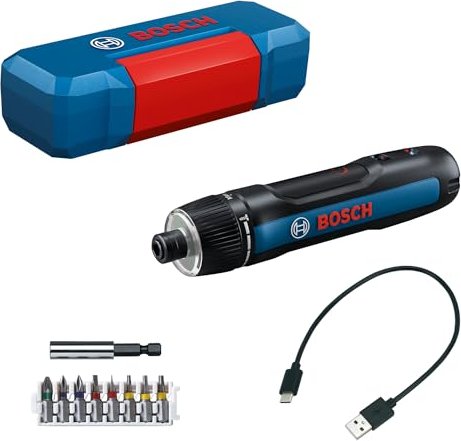 Bosch Professional GO 3 cordless pen screwdriver incl. toolbox + rechargeable battery 2.0Ah + Accessories (06019H2201)