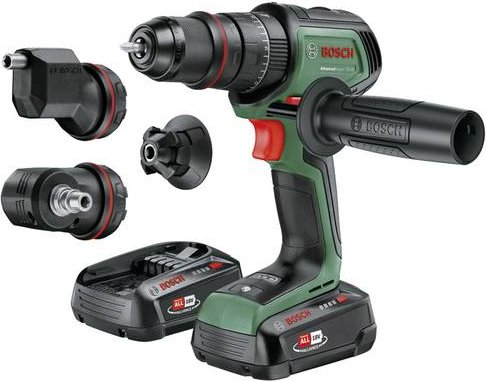 Bosch DIY AdvancedImpact 18V-80 QuickSnap cordless combi drill incl. case + 2 Batteries 2.5Ah (06039E2105)