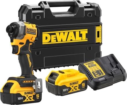DeWalt DCF850P2T cordless impact wrench incl. case + 2 Batteries 5.0Ah