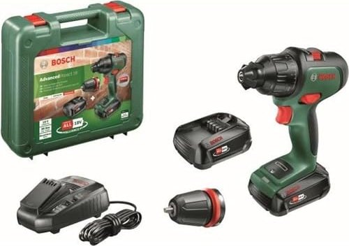 Bosch DIY AdvancedImpact 18 cordless combi drill incl. case + 2 Batteries 2.5Ah (06039B5109)