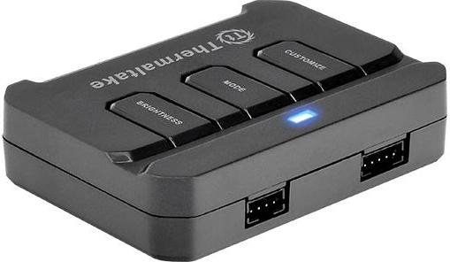 Thermaltake Lumi Color, Lichtsteuerung inkl. 3 RGB-LED-Streifen, schwarz (AC-037-LN1NAN-A1)