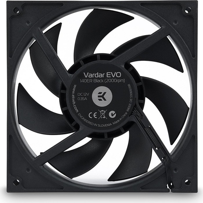 EK Water Blocks EK-Vardar EVO 140ER BB schwarz, 2000rpm, 140mm (3830046999900)