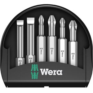 Wera 05056474001 Mini-Check Slotted/Phillips/Pozidriv Bits 50mm, 6...