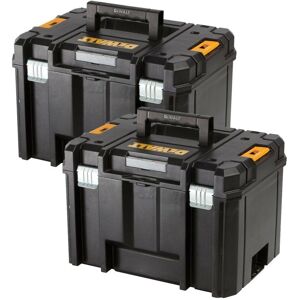 Dewalt DWST1-71195 TSTAK VI Deep Tool Storage Case Heavy Duty 23L - Twin Pack