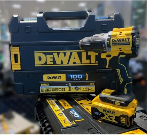 DeWalt DCD100YP2T cordless combi drill incl. case + 2 Batteries 5.0Ah