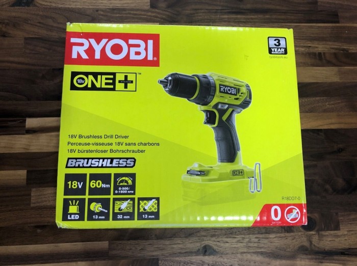 Ryobi R18DD7-0 cordless screw driller solo (5133004532)