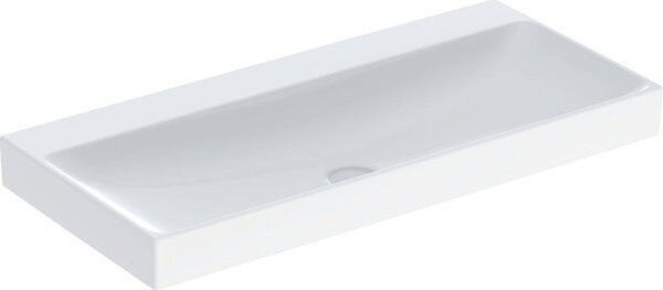 Geberit ONE Waschtisch departure vertical 105cm, without Hahnloch, white/KeraTect (505.021.01.4)