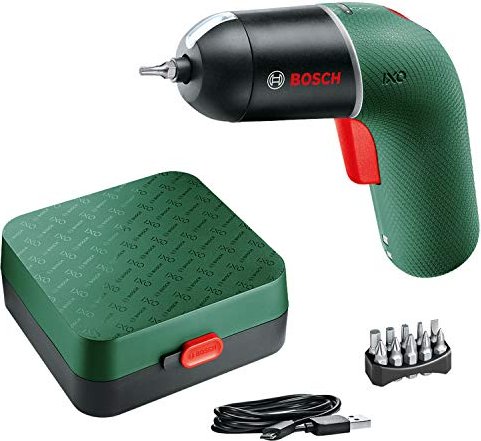 Bosch DIY Ixo VI green cordless screwdriver 6. Gen. incl. rechargeable battery 1.5Ah + Accessories (06039C7170)