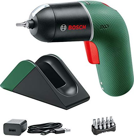 Bosch DIY Ixo VI green cordless screwdriver 6. Gen. incl. rechargeable battery 1.5Ah + Accessories (06039C7101)