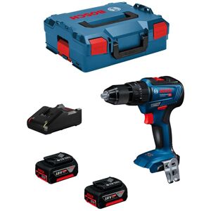 Bosch Professional GSB 18V-55 cordless combi drill incl. L-Boxx + 2 Batteries 5.0Ah (06019H530B)