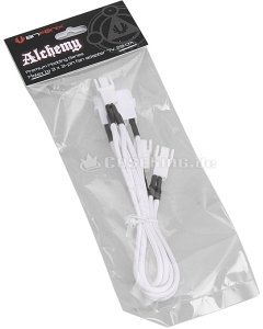 BitFenix Alchemy 4-pin molex on 3x 3-Pin-fan 20cm, sleeved white/white (BFA-MSC-M33F12VWW-RP)