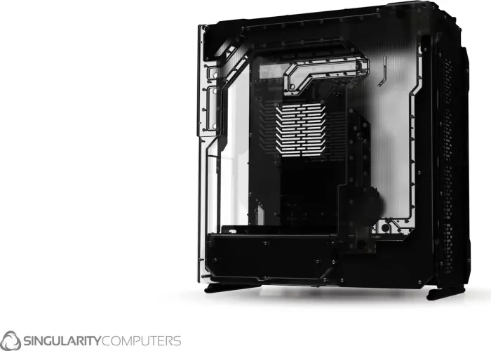 Singularity Computers Spectre 4 Dual Loop Side panel, Black, Distro-Plate, distribution plate (SC-SPEC4-DLSP)
