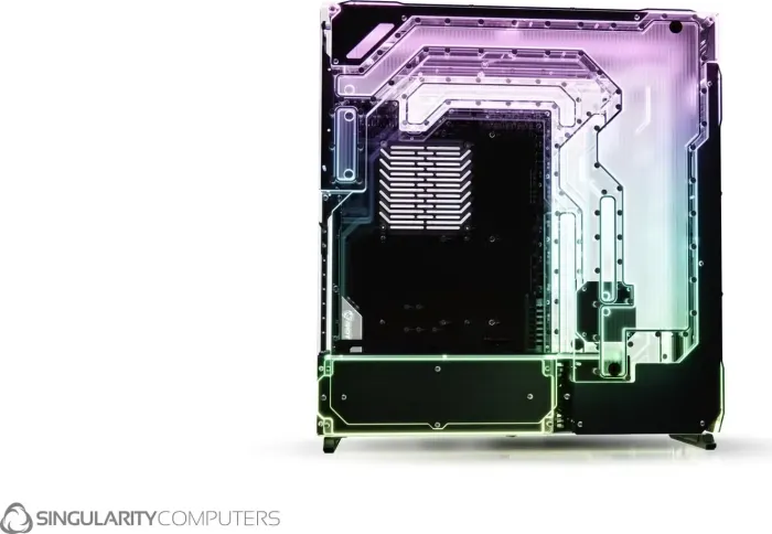 Singularity Computers Spectre 4 Dual Loop Side panel, Black, Distro-Plate, distribution plate (SC-SPEC4-DLSP)