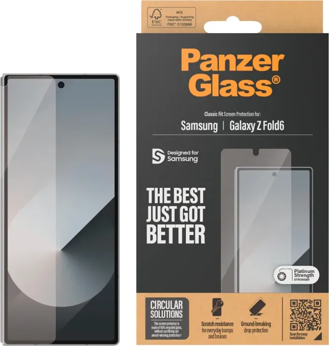 PanzerGlass Screen Protector ultra wide Fit for Samsung Galaxy Z Fold5 (7369)