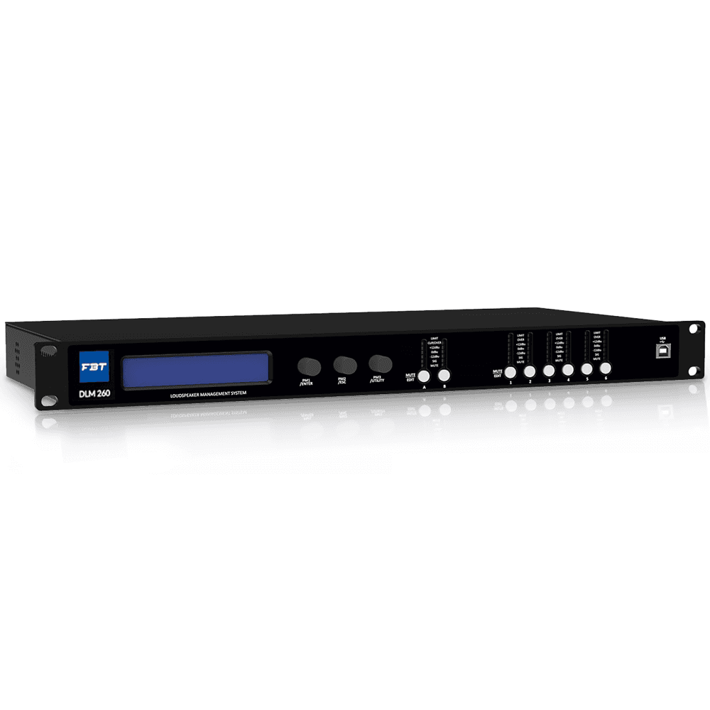 Digital Loudspeaker Speaker Management System Processor Drive Rack Mount FBT