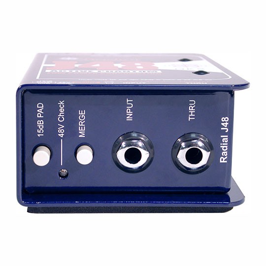 Radial J48 Phantom Powered Active Direct Box with Exceptional Headroom and Dynam
