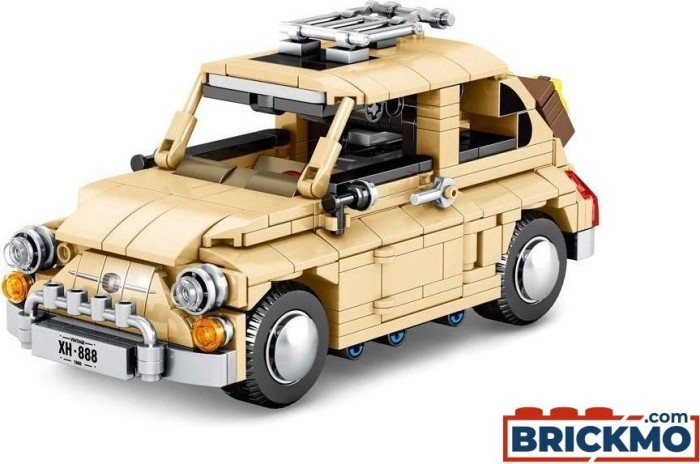 Sembo Blocks Technique small car Pullback beige (8100)