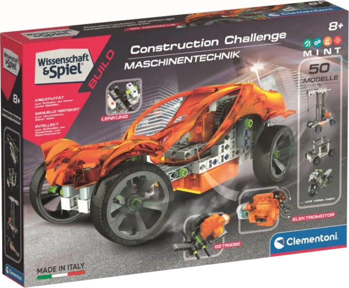 Clementoni Construction Challenge - Maschinentechnik (59285)