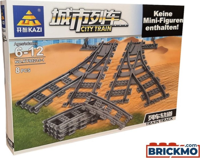Kazi Schienen-Set Weichen und Kurven (KY98215-1)