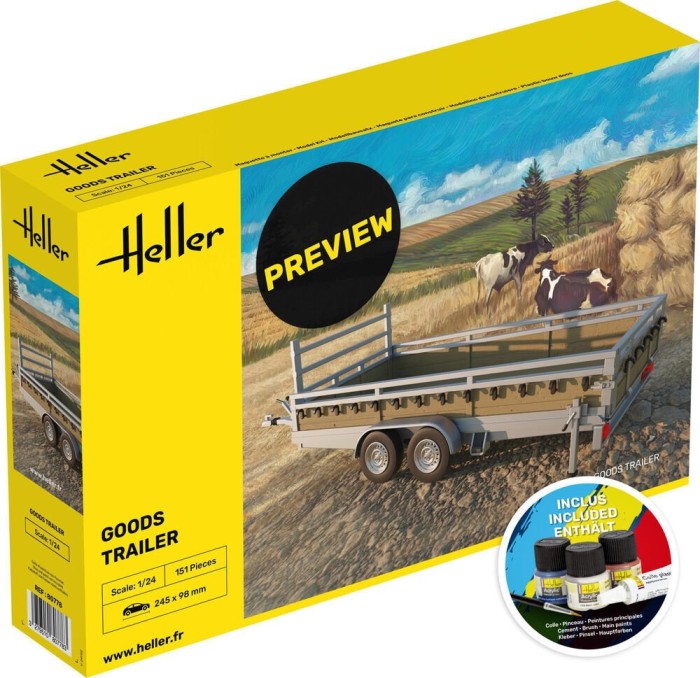 Heller starter kit Goods Trailer (56778)