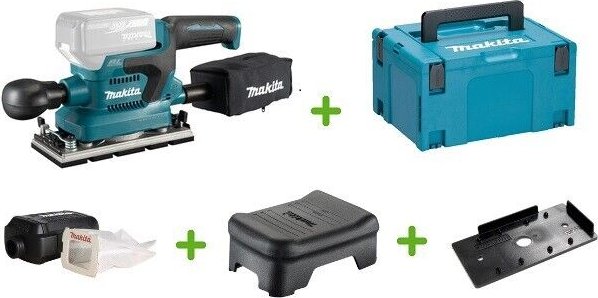 Makita DBO382ZJ LXT rechargeable battery-orbital sander solo incl. MAKPAC