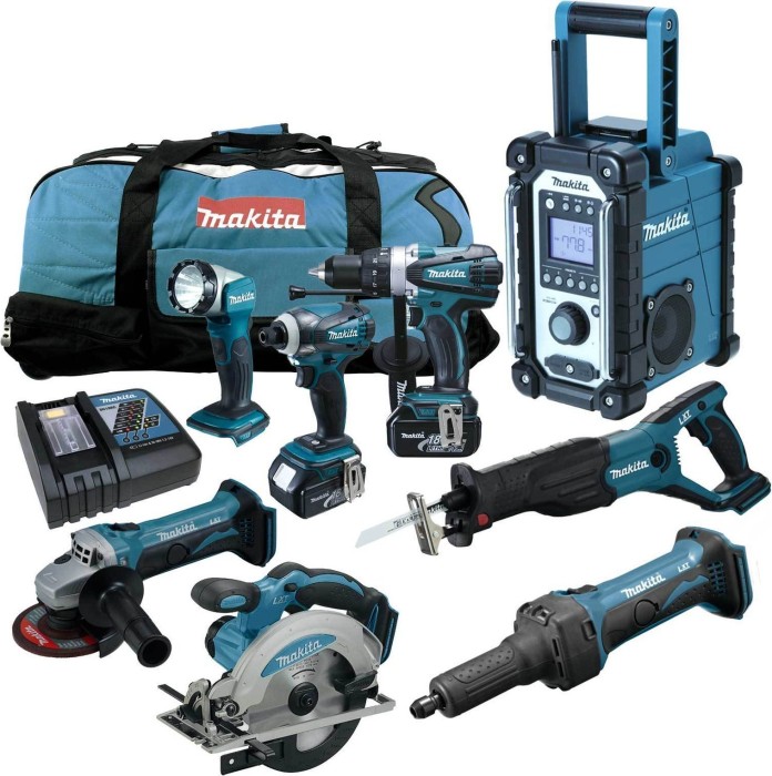 Makita DGD800RMJ rechargeable battery-straight grinder incl. MAKPAC + 2 Batteries 4.0Ah