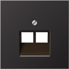Jung series LS cover for IAE/UAE-Anschlussdosen 2 x 8-pin, dark (AL 2969-2 UA D)