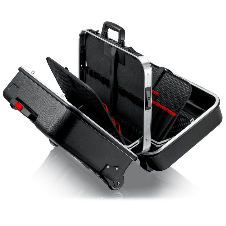 Knipex 00 21 41 LE Black Heavy Duty ABS Lockable Multi Pocket Tools Storage Case