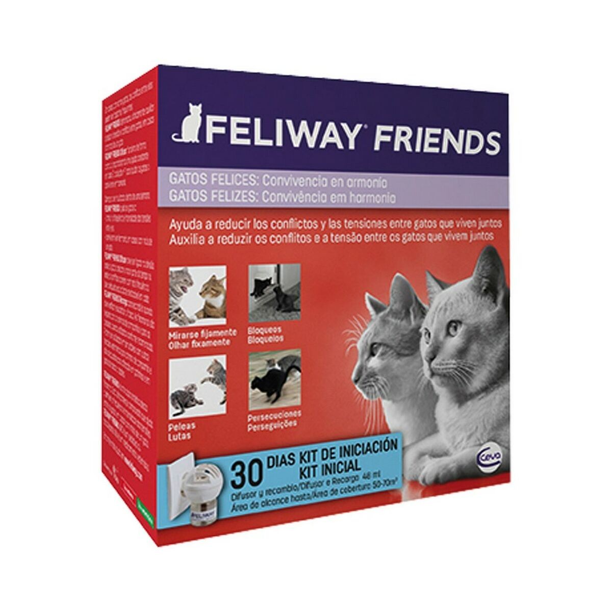 CEVA Feliway Friends starter set, pheromone, evaporator, Bundle
