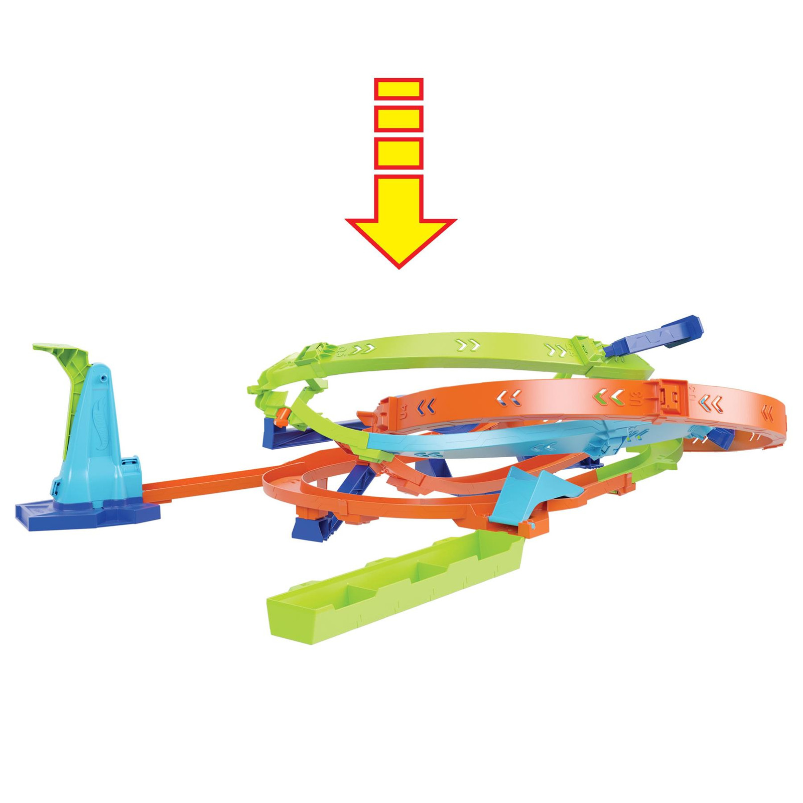 Mattel Hot Wheels Action Loop Cyclone Challenge Track Set (HTK16)