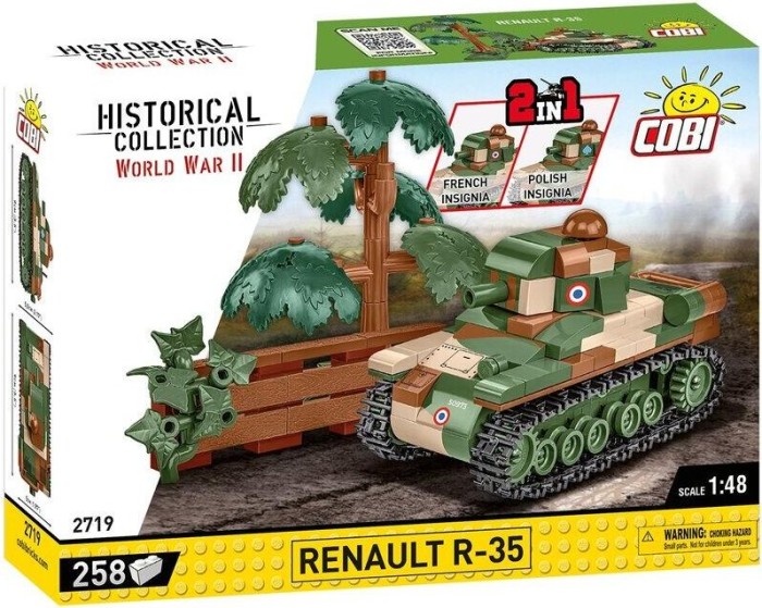 Cobi Historical Collection WW2 Renault R-35 (2719)