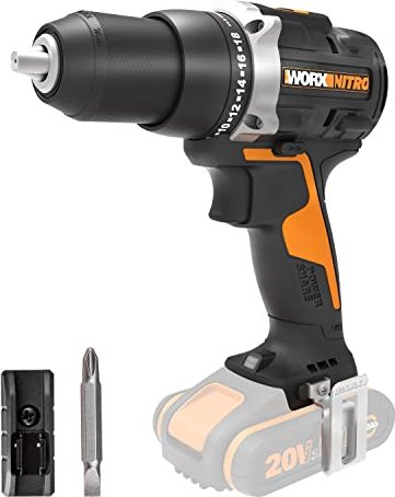 Worx WX102.9 Nitro 20V PowerShare cordless screw driller solo