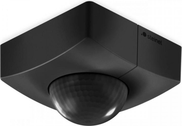 Steinel Professional Line IS 345 KNX presence detector, surface mounted, black, motion sensor (084134)