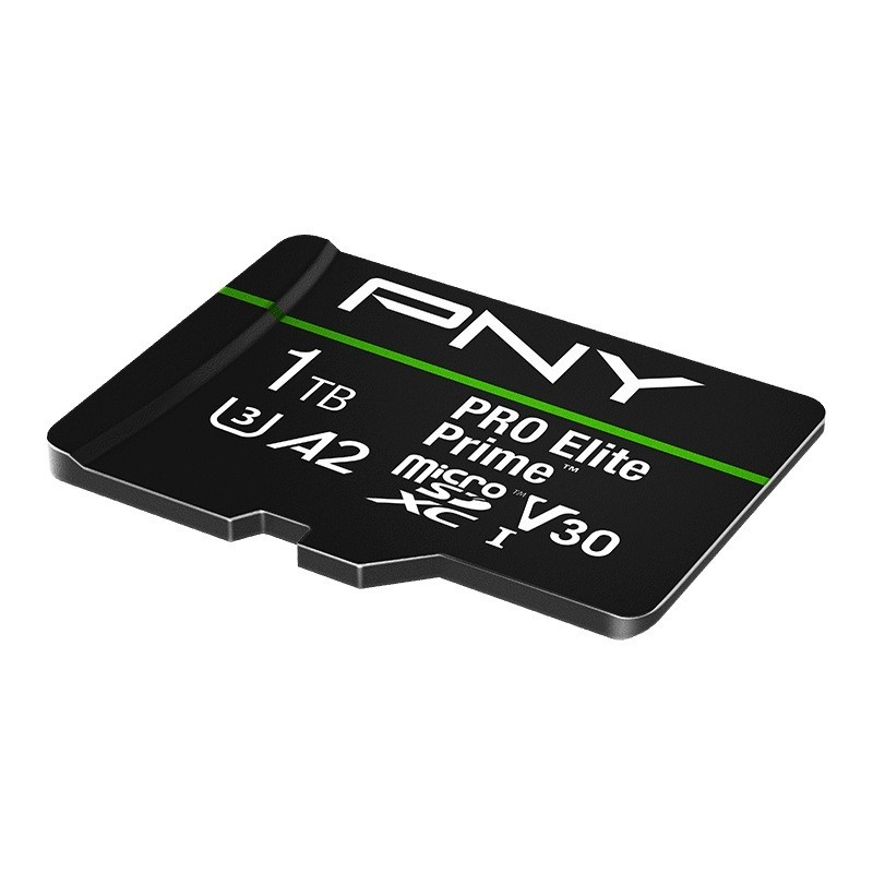 PNY Pro Elite Prime R200/W150 microSDXC 1TB Kit, UHS-I U3, A2, Class 10 (P-SDU1TBV32200PEP-GE)
