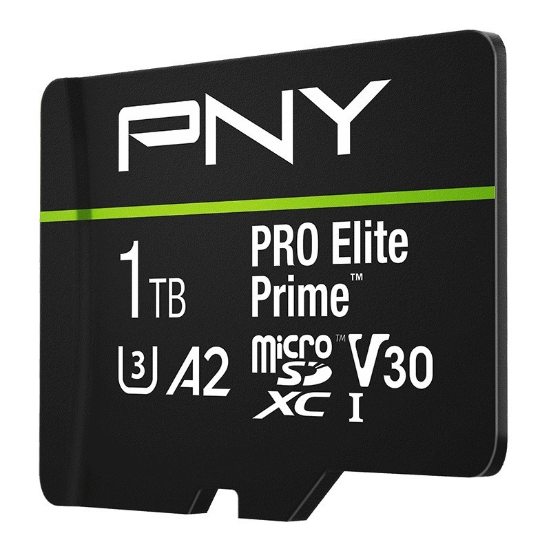 PNY Pro Elite Prime R200/W150 microSDXC 1TB Kit, UHS-I U3, A2, Class 10 (P-SDU1TBV32200PEP-GE)