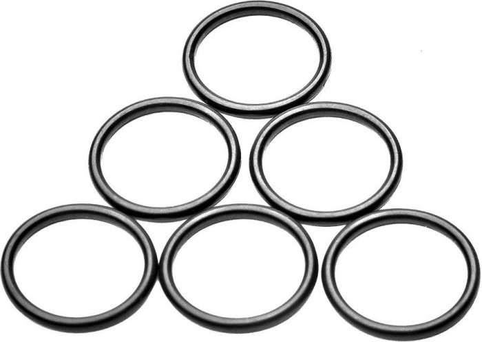 EK Water Blocks EK-HDC fitting 14mm O-ring set, NBR70, black, 6-pack (3831109837665)