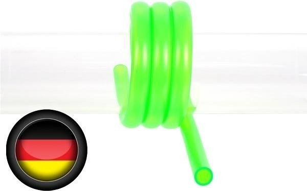 Alphacool Alphacollapsible tube HF, 13/10mm, sold by the meter, UV green (18410)