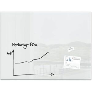 Magnetic Glass Board 1200X900MM Super White - Sigel