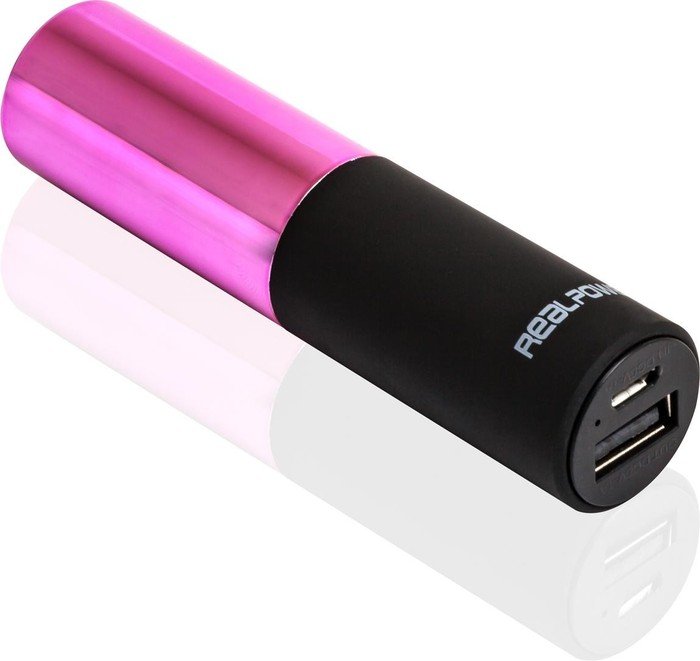 Ultron Powerbank RealPower PB-Lipstick pink (187976)
