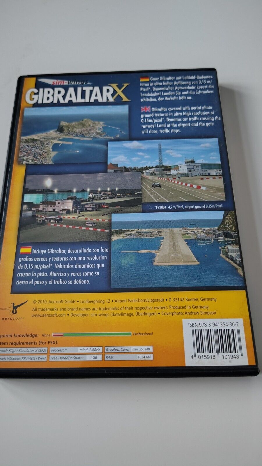 Flight Simulator X - Scenery Gibraltar (Add-on) (PC)