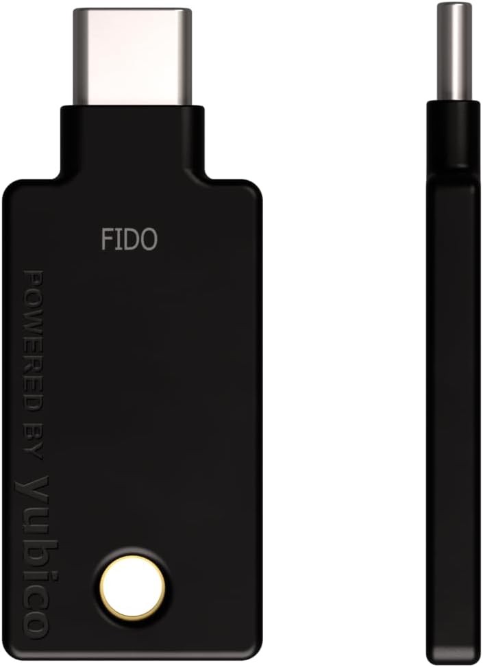Yubico Security Key C NFC black, USB authentication, USB-C (Y-405)