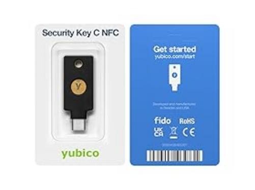 Yubico Security Key C NFC black, USB authentication, USB-C (Y-405)