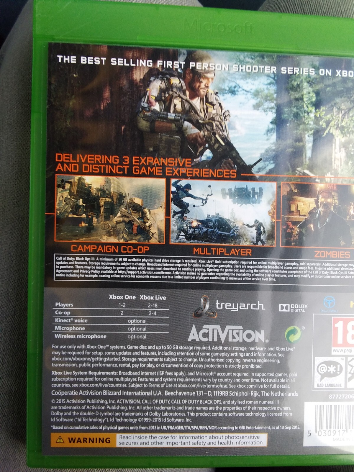 Call of Duty Black Ops III 3 (Xbox One)