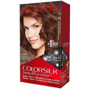 Revlon U-HC-1953 ColorSilk Beautiful Color NO. 46 Medium Golden Chestnut Brown by Revlon for Unisex - 1 Application Hair Color