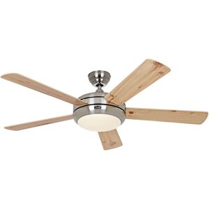 CasaFan titanium 132 BN-BU/KF ceiling fan beech-pine/chrome (9513260)